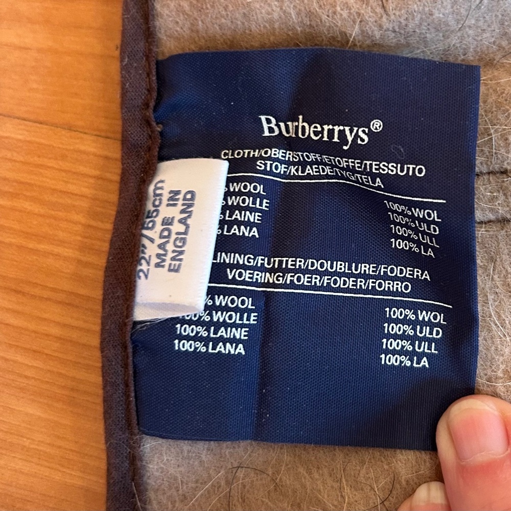 Burberrys vintage wool thick dog coat 22x55 cm - Picture 5 of 12